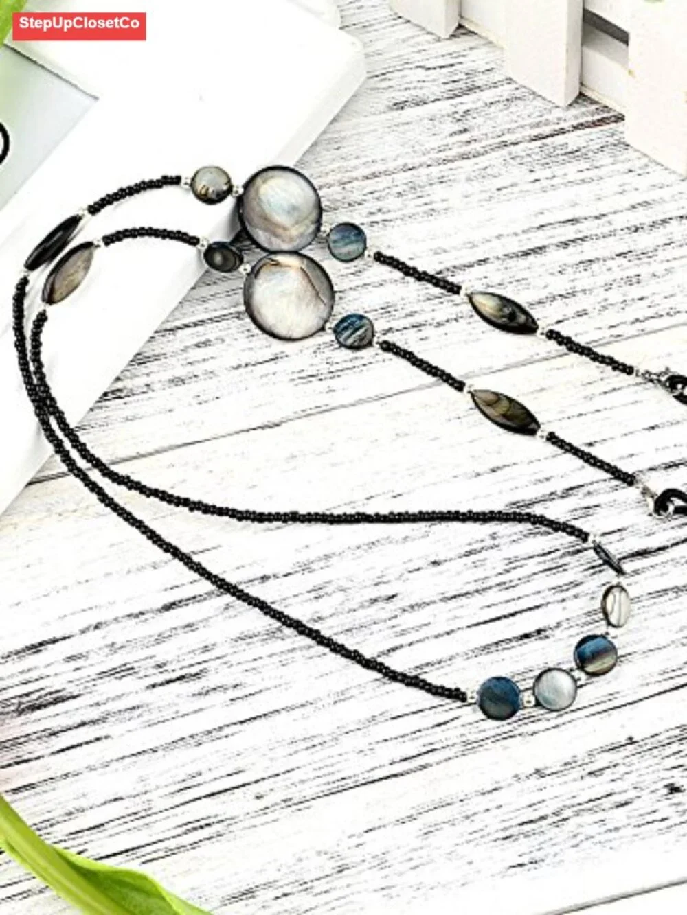2 Pack Beaded Eyeglass Chains for Women Sunglasses Holder Lanyard Neck Strap